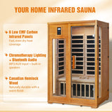 1 - 2/2 Person Low EMF Far Infrared Sauna - Eagle Peak Custom Canopy Tent
