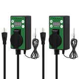 Digital Heat Mat Thermostat Controller, 40–108 ºF, 1/2 Pack