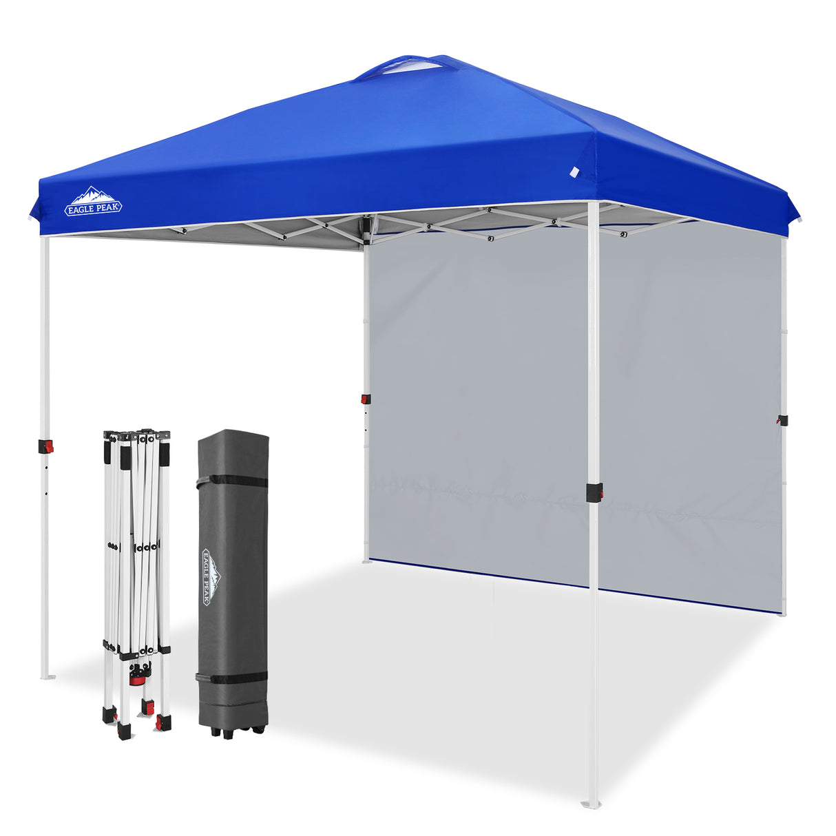 8x8 Pop Up Canopy Tent with 1 Sidewall
