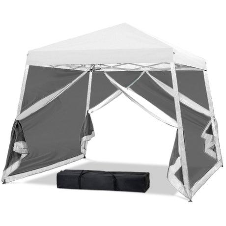 10x10 Slant Leg Easy Setup Pop Up Canopy Tent