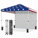 10x10 Commercial Pop up Canopy with 1 Sidewall