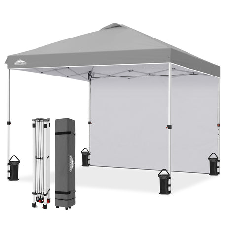10x10 Pop Up Canopy Tent with 1 Sidewall