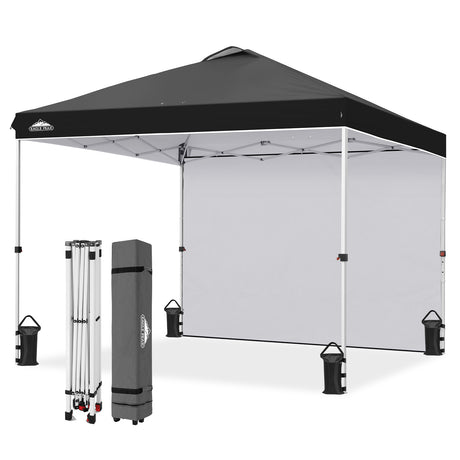 10x10 Pop Up Canopy Tent with 1 Sidewall