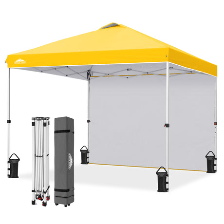 10x10 Pop Up Canopy Tent with 1 Sidewall