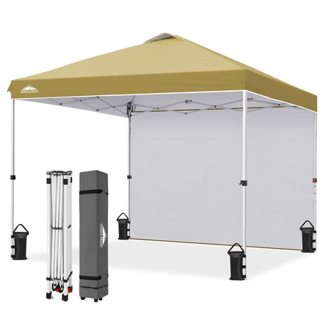 10x10 Commercial Pop up Canopy with 1 Sidewall
