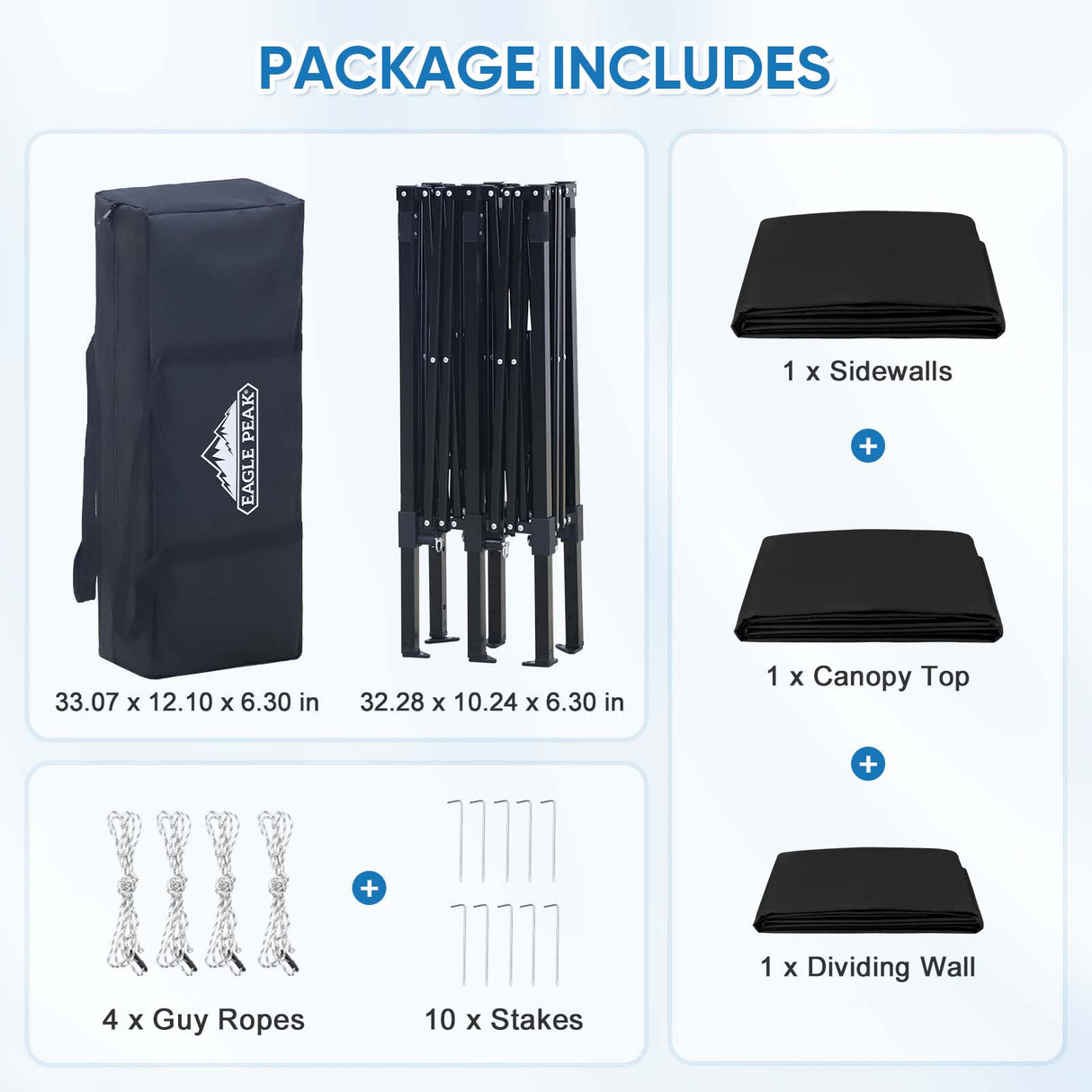 8x4 Outdoor Changing Room, 2 Room Pop Up Portable Changing Room