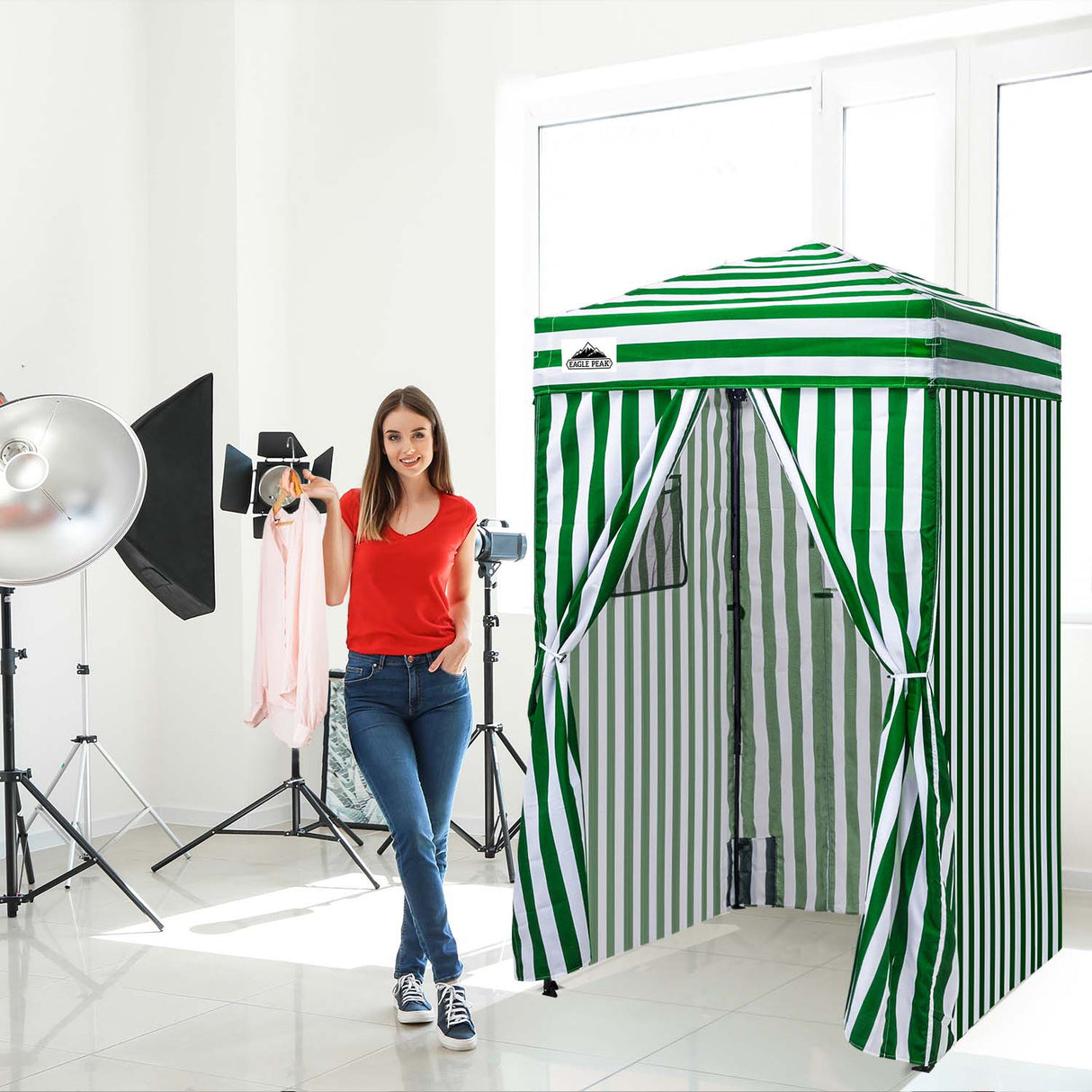 EAGLE PEAK Flex Ultra Compact 4x4 Pop-up Changing Room Canopy