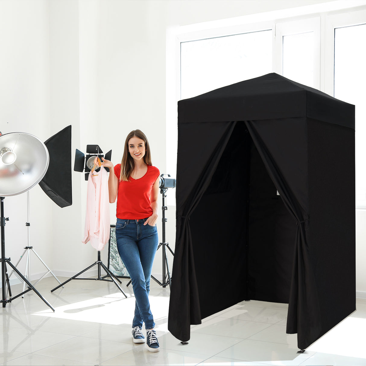 EAGLE PEAK Flex Ultra Compact 4x4 Pop-up Changing Room Canopy