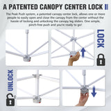 10x10 Alpine Custom Commercial Canopy High Peak Frame,CLICK TO CONFIGURE - Package Prices Start at $629.99 - Eagle Peak Custom Canopy Tent