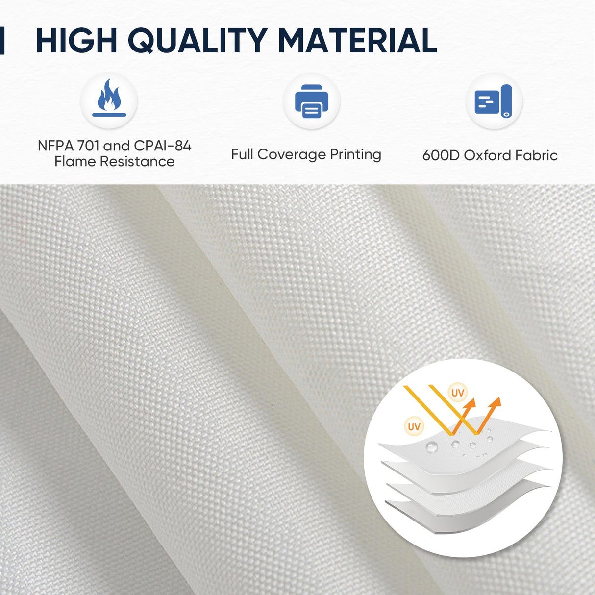 10x10 Commercial Canopy with Gable Roof, White - Eagle Peak Custom Canopy Tent