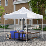 10x10 Commercial Canopy with High Peak, White - Eagle Peak®