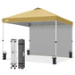 10x10 Commercial Pop up Canopy with 1 Sidewall - Eagle Peak