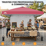 10x10 Commercial Pop up Canopy with 1 Sidewall - Eagle Peak®