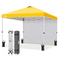 10x10 Commercial Pop up Canopy with 1 Sidewall - Eagle Peak®