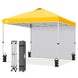 10x10 Commercial Pop up Canopy with 1 Sidewall - Eagle Peak®