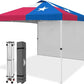 10x10 Commercial Pop up Canopy with 1 Sidewall - Eagle Peak Custom Canopy Tent