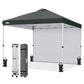 10x10 Commercial Pop up Canopy with 1 Sidewall - Eagle Peak®