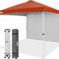 10x10 Commercial Pop up Canopy with 1 Sidewall - Eagle Peak Custom Canopy Tent