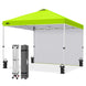 10x10 Commercial Pop up Canopy with 1 Sidewall - Eagle Peak®