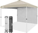 10x10 Commercial Pop up Canopy with 1 Sidewall - Eagle Peak Custom Canopy Tent