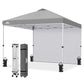 10x10 Commercial Pop up Canopy with 1 Sidewall - Eagle Peak®