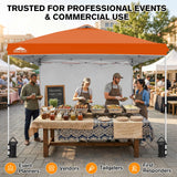 10x10 Commercial Pop up Canopy with 1 Sidewall - Eagle Peak®