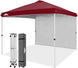 10x10 Commercial Pop up Canopy with 1 Sidewall - Eagle Peak Custom Canopy Tent