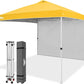 10x10 Commercial Pop up Canopy with 1 Sidewall - Eagle Peak Custom Canopy Tent