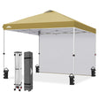 10x10 Commercial Pop up Canopy with 1 Sidewall - Eagle Peak®