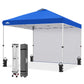 10x10 Commercial Pop up Canopy with 1 Sidewall - Eagle Peak®