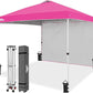 10x10 Commercial Pop up Canopy with 1 Sidewall - Eagle Peak Custom Canopy Tent