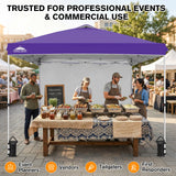 10x10 Commercial Pop up Canopy with 1 Sidewall - Eagle Peak®