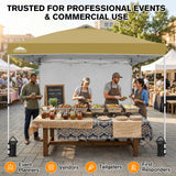 10x10 Commercial Pop up Canopy with 1 Sidewall - Eagle Peak®