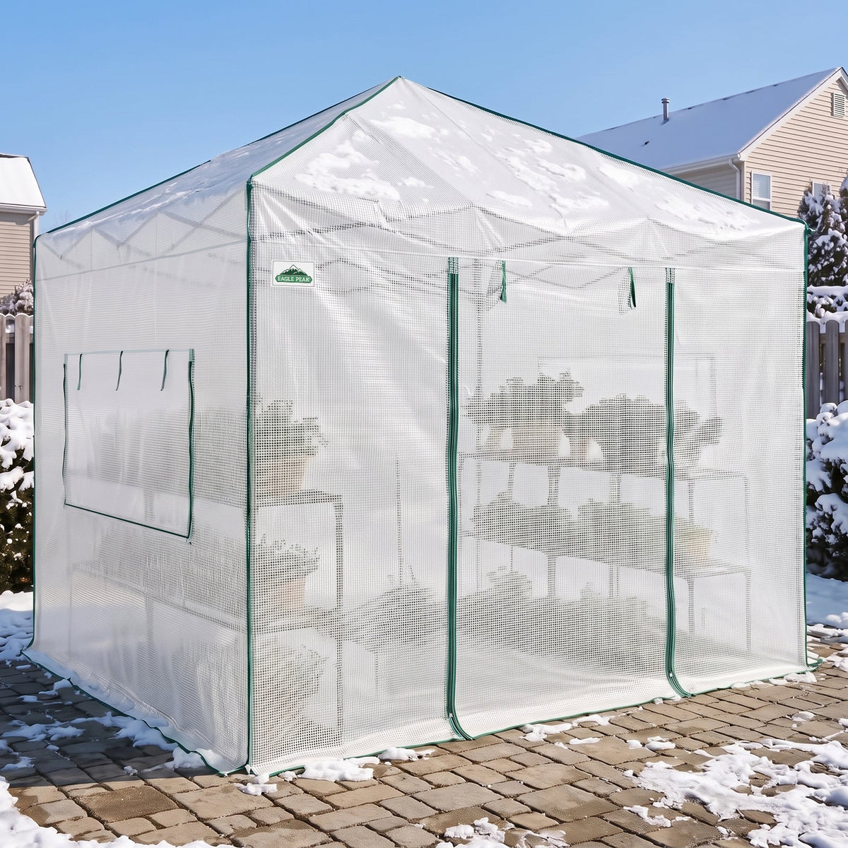 10x10 Easy Setup Pop Up Greenhouse - Eagle Peak®