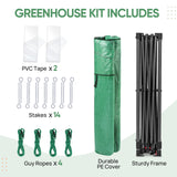 10x10 Easy Setup Pop Up Greenhouse - Eagle Peak®