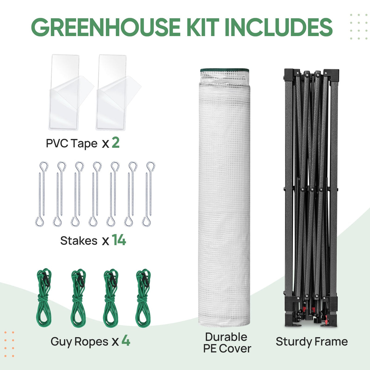 10x10 Easy Setup Pop Up Greenhouse - Eagle Peak®