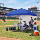 10x10 ft Pop Up Canopy Tent with Sidewall - Eagle Peak®