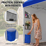 10x10 ft Pop Up Canopy Tent with Sidewall - Eagle Peak