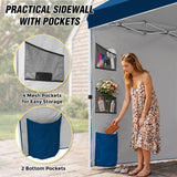 10x10 ft Pop Up Canopy Tent with Sidewall - Eagle Peak
