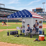 10x10 ft Pop Up Canopy Tent with Sidewall - Eagle Peak®