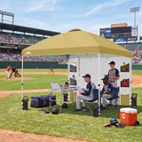 10x10 ft Pop Up Canopy Tent with Sidewall - Eagle Peak®