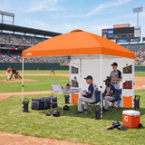 10x10 ft Pop Up Canopy Tent with Sidewall - Eagle Peak®
