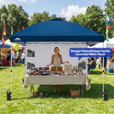 10x10 ft Pop Up Canopy Tent with Sidewall - Eagle Peak®