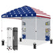 10x10 ft Pop Up Canopy Tent with Sidewall - Eagle Peak®
