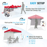 10x10 Pop Up Canopy Tent, Compact Canopy - Eagle Peak®