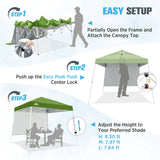 10x10 Pop Up Canopy Tent, Compact Canopy - Eagle Peak®