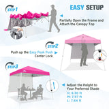 10x10 Pop Up Canopy Tent, Compact Canopy - Eagle Peak®