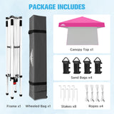 10x10 Pop Up Canopy Tent, Compact Canopy - Eagle Peak®