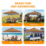 10x10 Pop Up Canopy Tent Easy Up Canopy Outdoor - Eagle Peak®