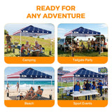 10x10 Pop Up Canopy Tent Easy Up Canopy Outdoor - Eagle Peak®